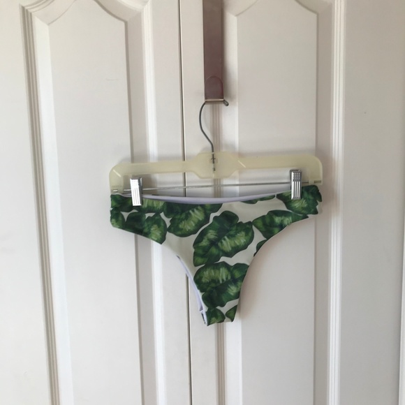 Palm Leaf Bikini Bottoms - Picture 1 of 2